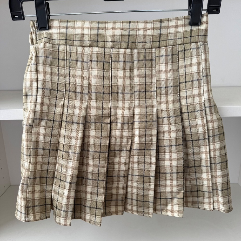 PRINCESS POLLY Lona Green Plaid Mini Skirt - Picture 5 of 7